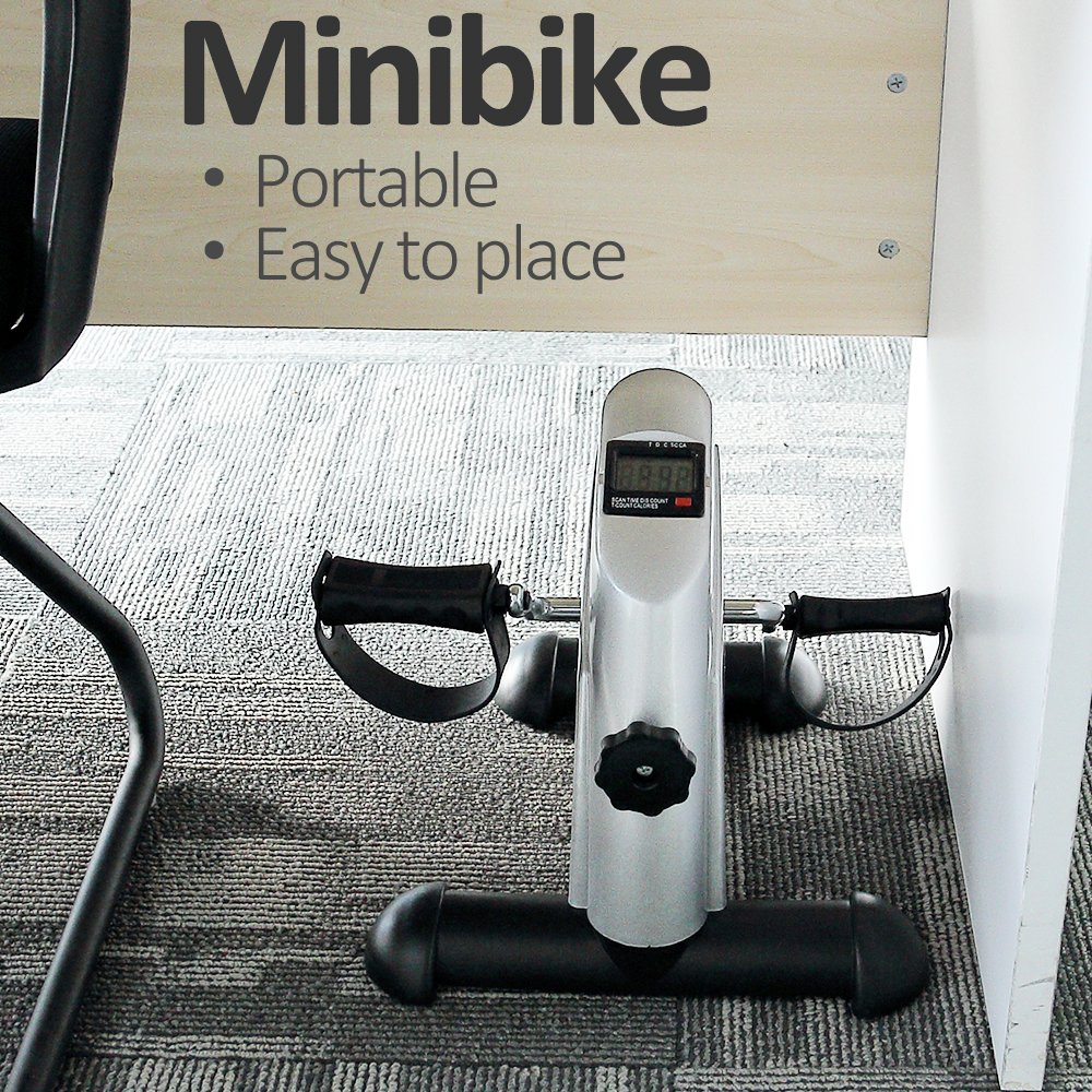 Himaly Mini Exercise Bike, Under Desk Bike Pedal Exerciser for Arm & Leg thumbnail 7